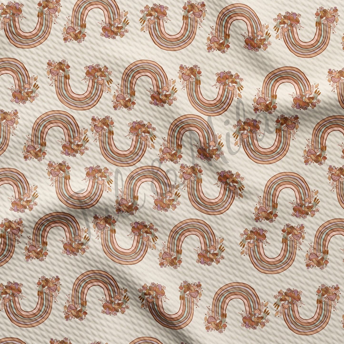 Bullet Textured Fabric Rainbow23