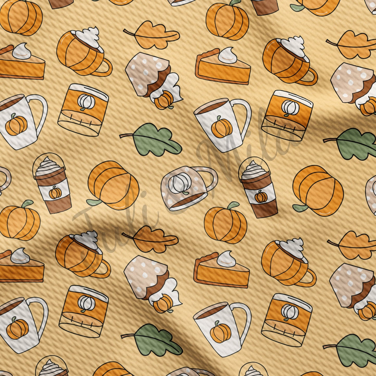 Printed Liverpool Bullet Textured Fabric by the yard 4Way Stretch Solid Strip Thick Knit Jersey Liverpool Fabric pumpkin115