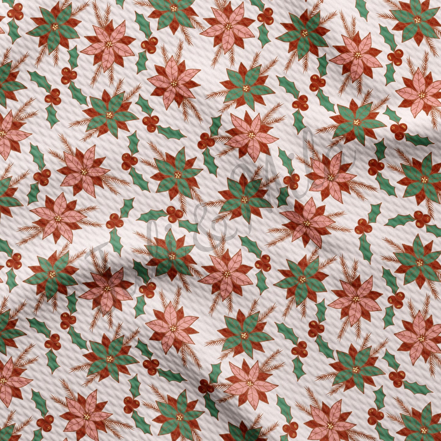 Christmas Bullet Fabric AC89