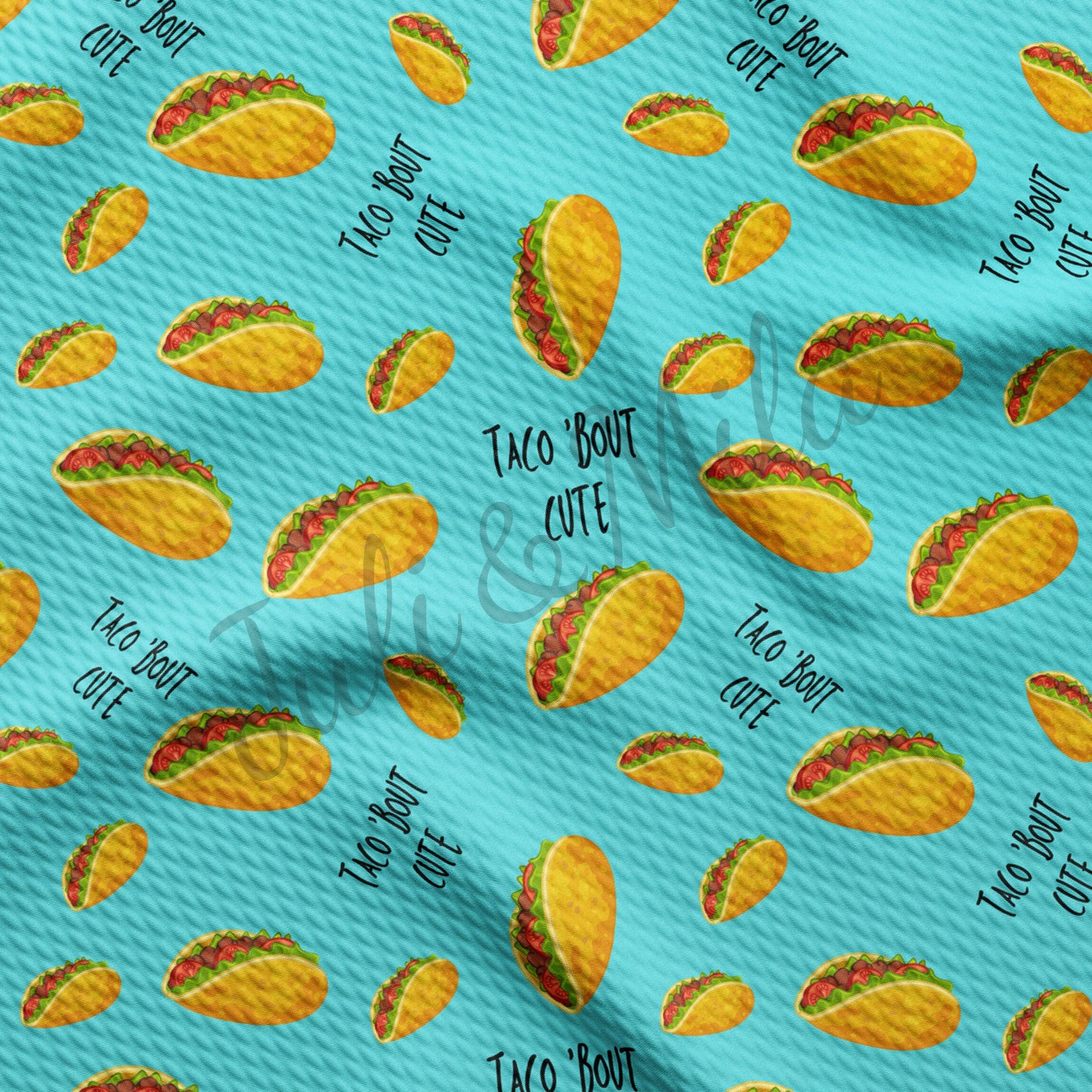 Printed Bullet Textured Fabric Taco AA286