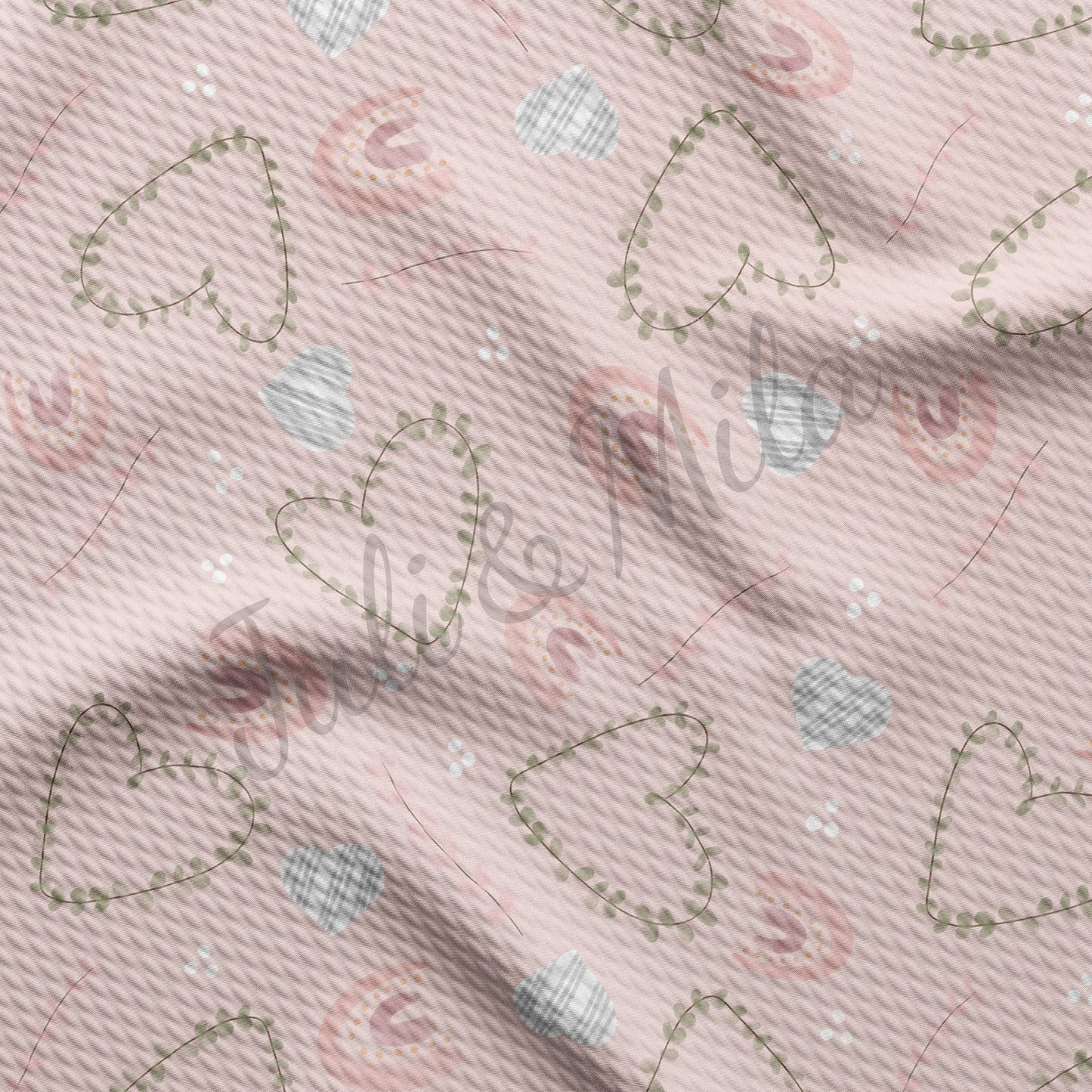 Valentines Day Bullet Textured Fabric VD45