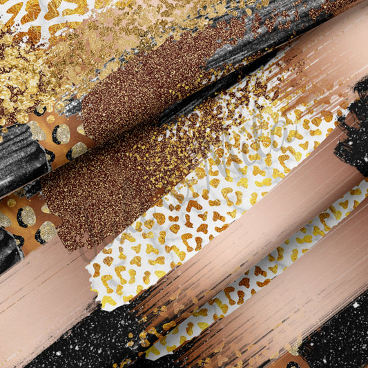 DBP Fabric Double Brushed Polyester Brushstrokes