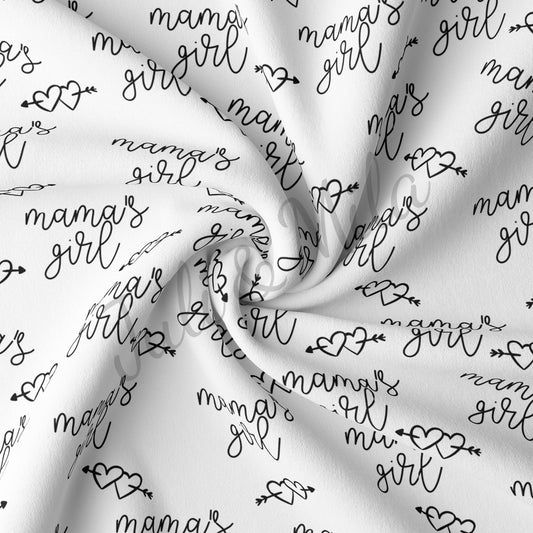 DBP Fabric Double Brushed Polyester Fabric Mamas girl