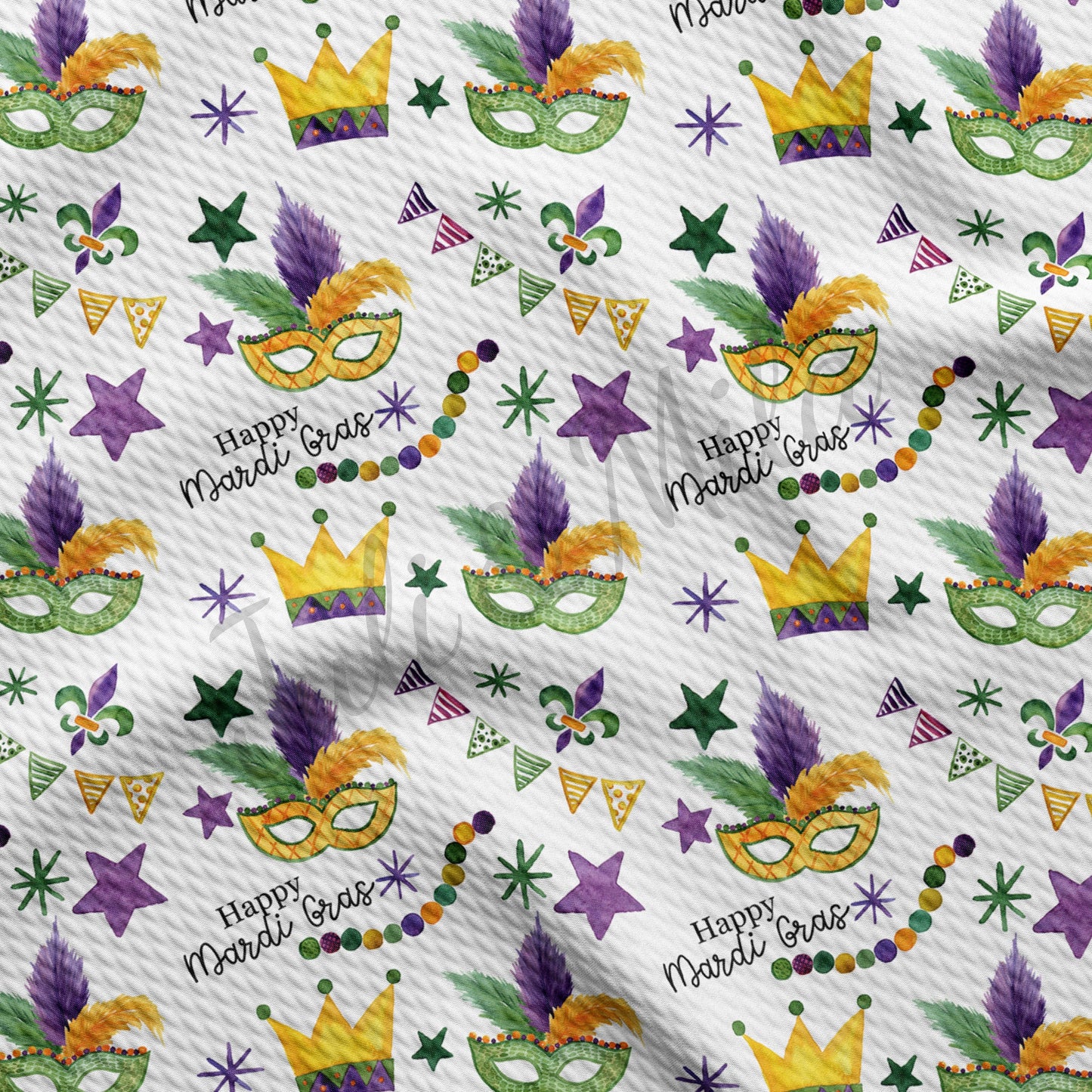 St. Patrick's Day Bullet Fabric mardigras