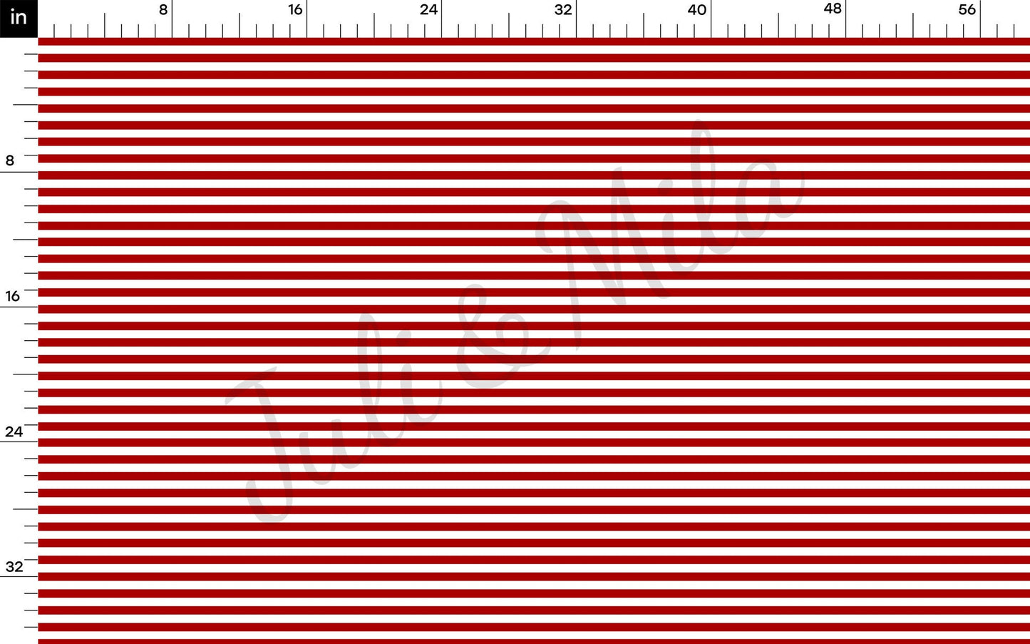 Horizontal Red Stripes Patriotic 4th of July Bullet Fabric PT97