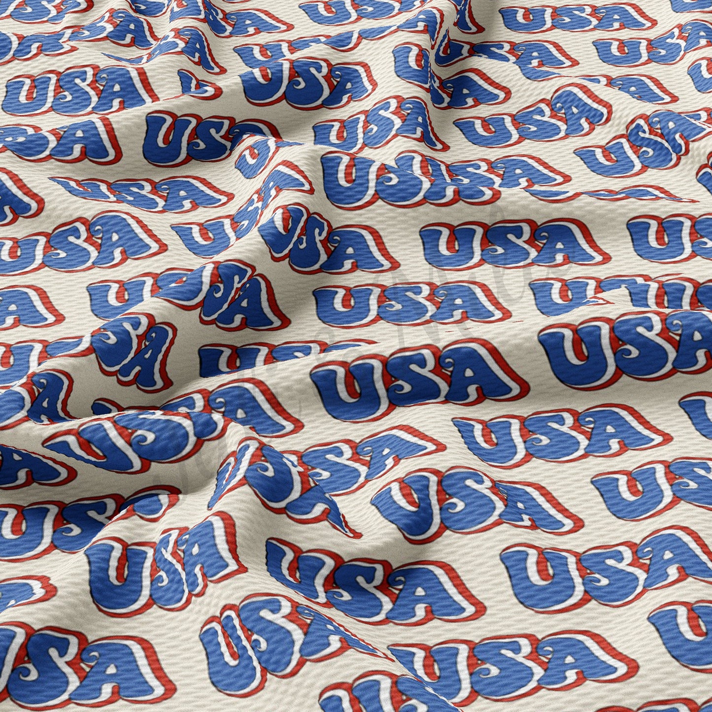 Patriotic 4th of July Bullet Fabric AA367