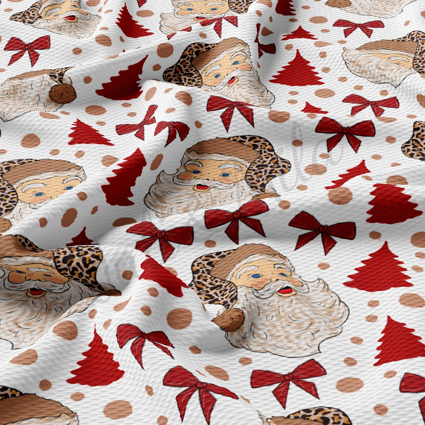 Christmas Santa Bullet Fabric AA481