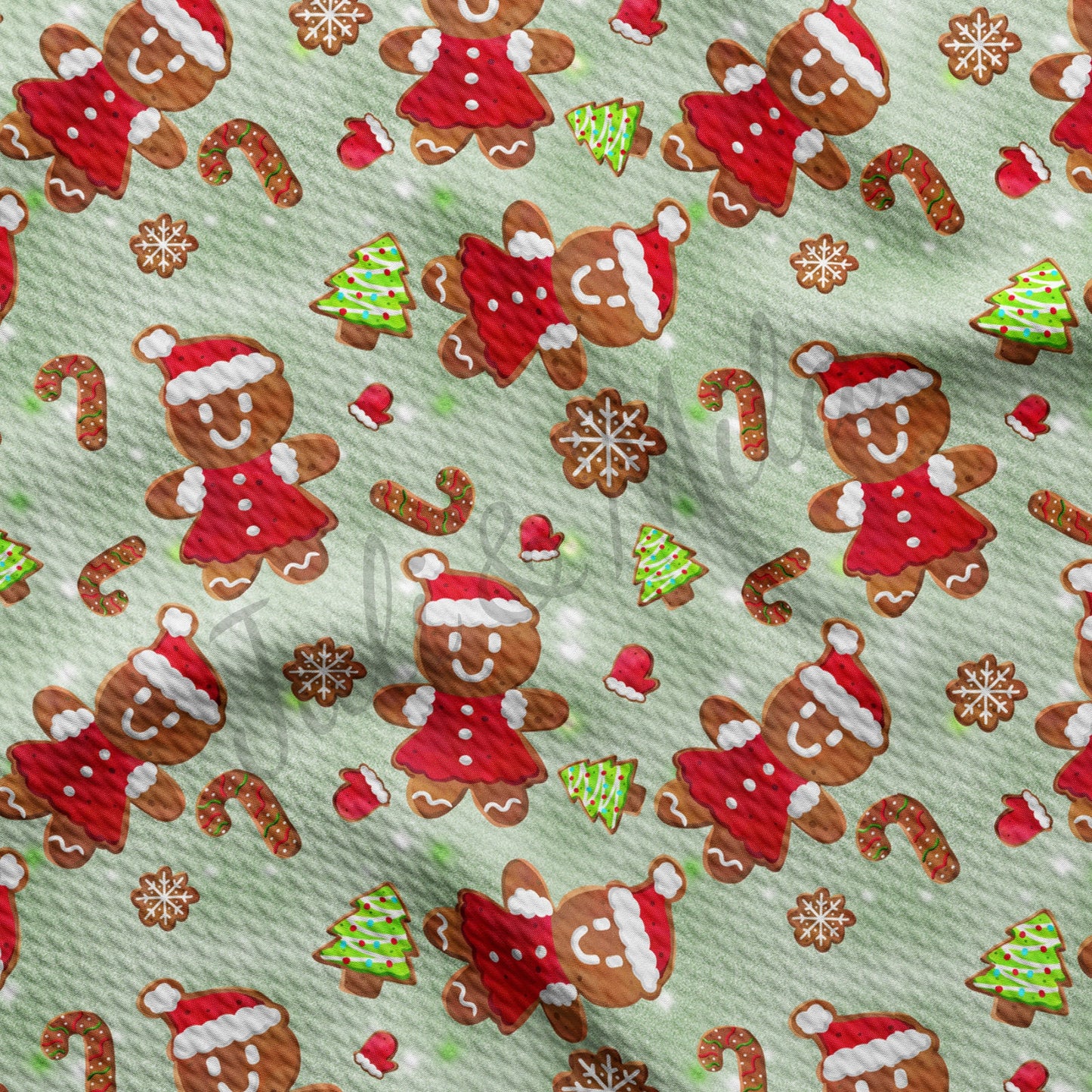Christmas Bullet Fabric AA434