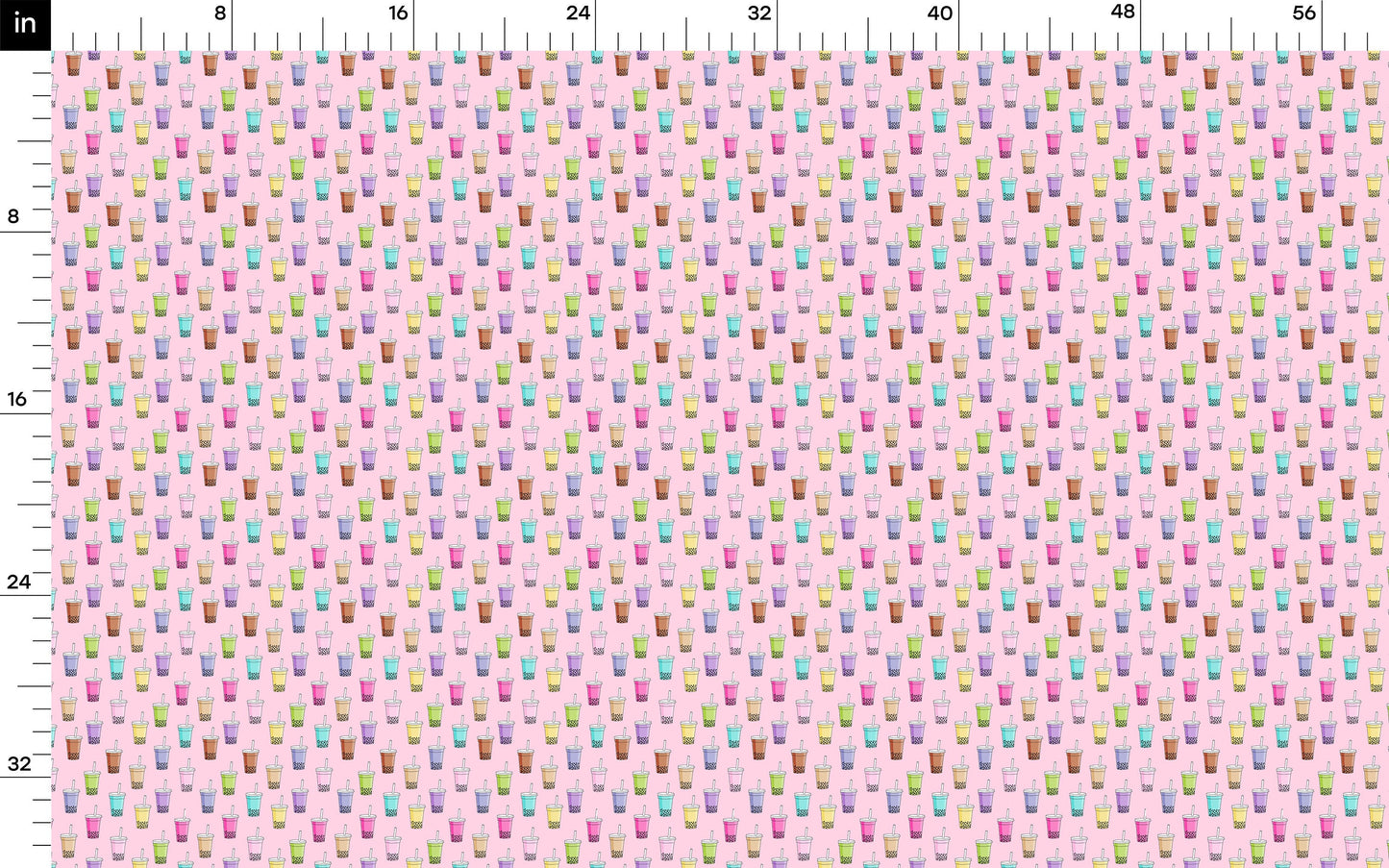 Boba Tea Bullet Fabric AA669