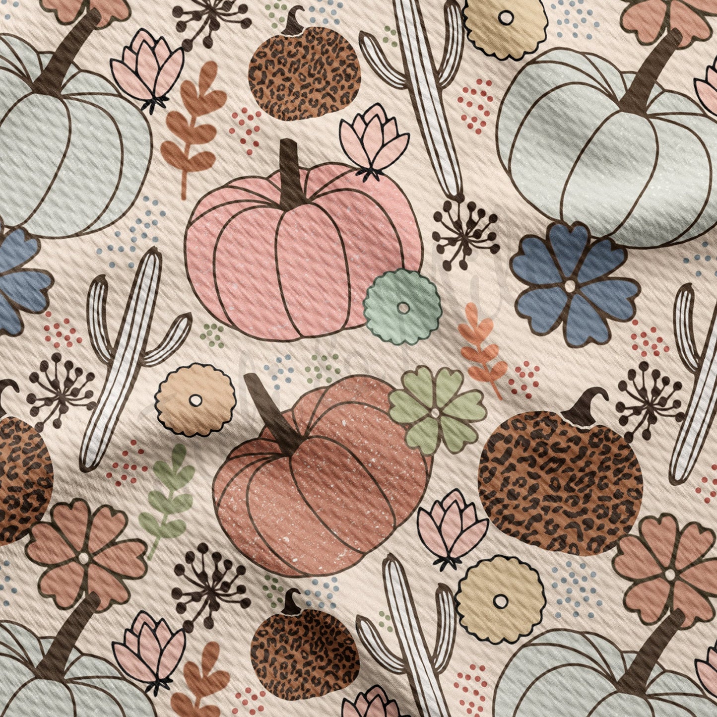Pumpkin Bullet Textured Fabric AA935