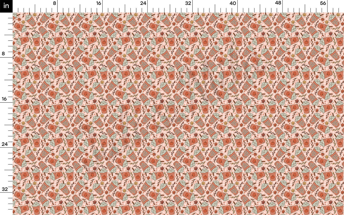 Pumpkin Spice Bullet Textured Fabric AA954