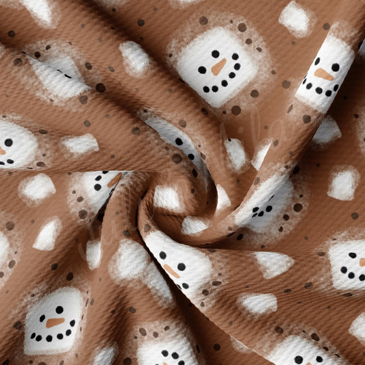 Christmas Cocoa Bullet Textured Fabric AA976