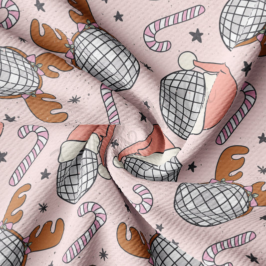 Christmas Bullet Textured Fabric AA1021