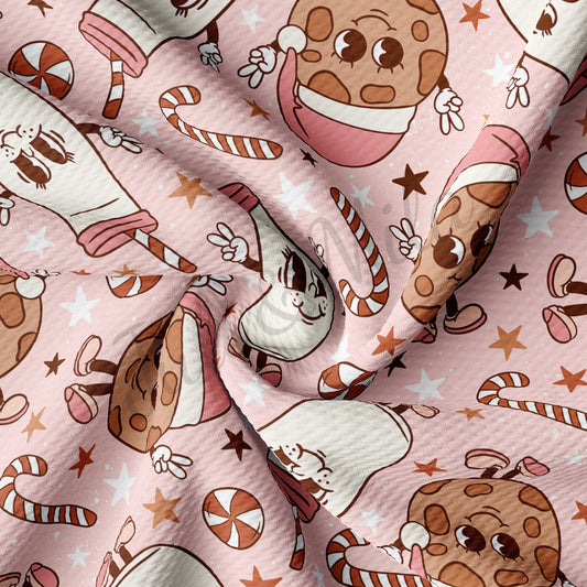 Christmas Bullet Textured Fabric AA1039