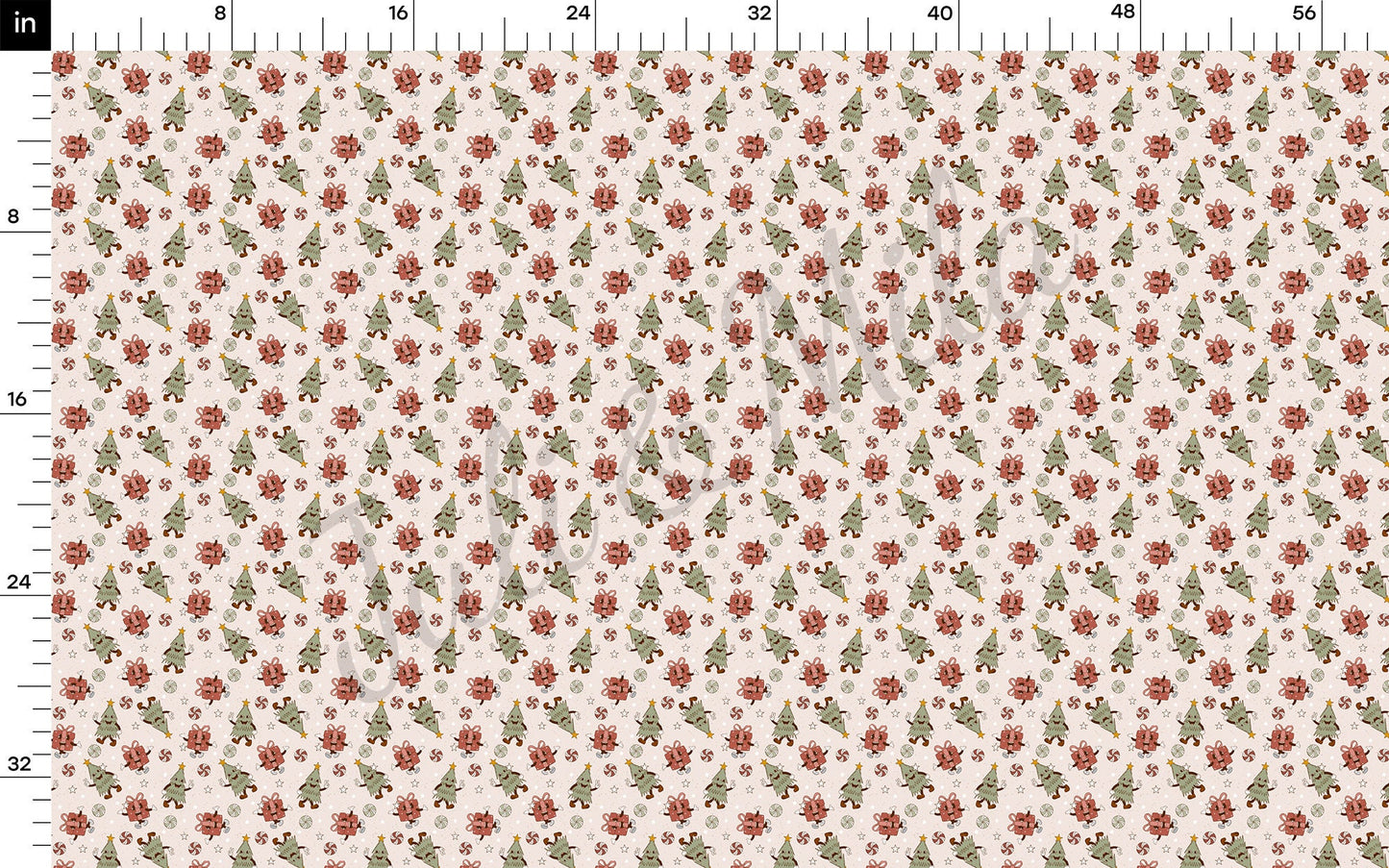 Christmas Bullet Textured Fabric AA933