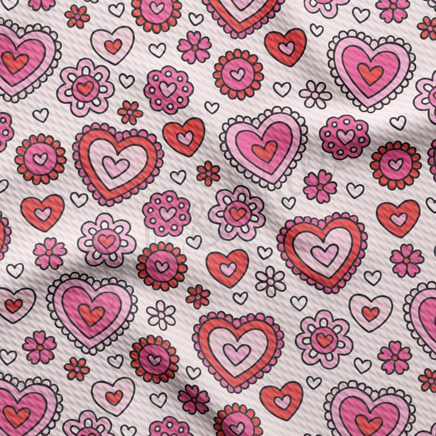 Valentines Day Bullet Textured Fabric AA951