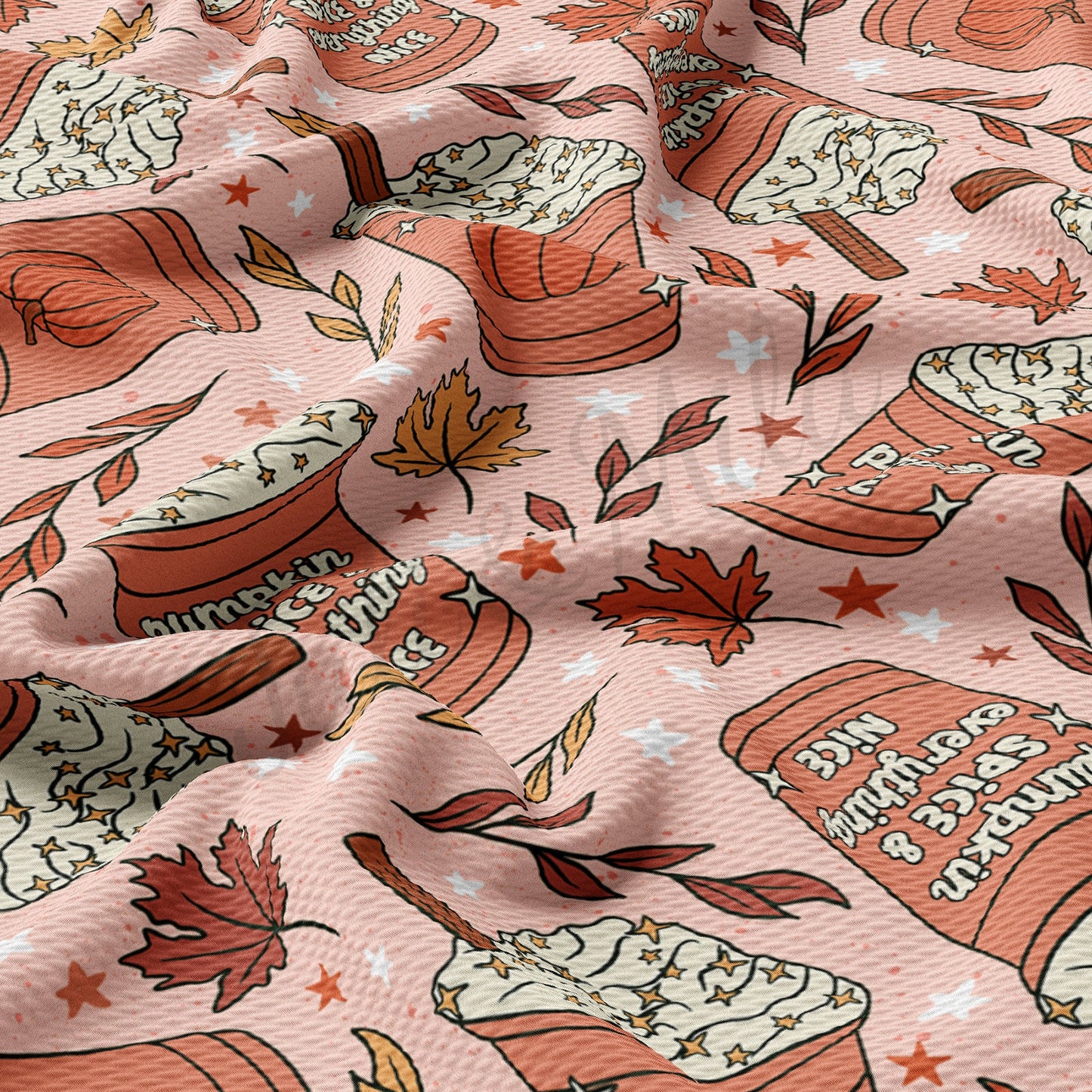 Pumpkin Bullet Textured Fabric AA954