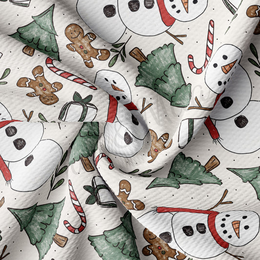 Christmas Bullet Textured Fabric AA1005