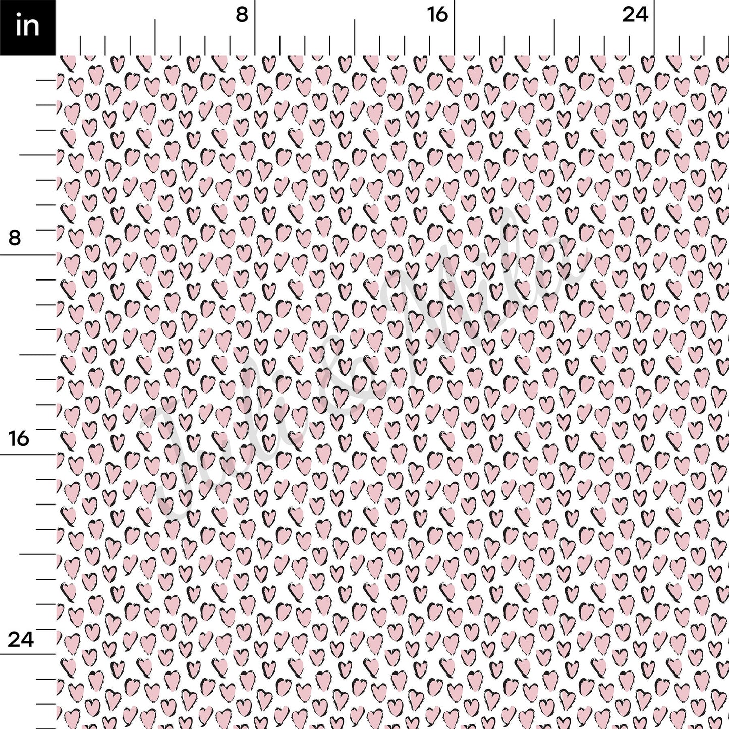 Valentines Day Bullet Textured Fabric AA1054
