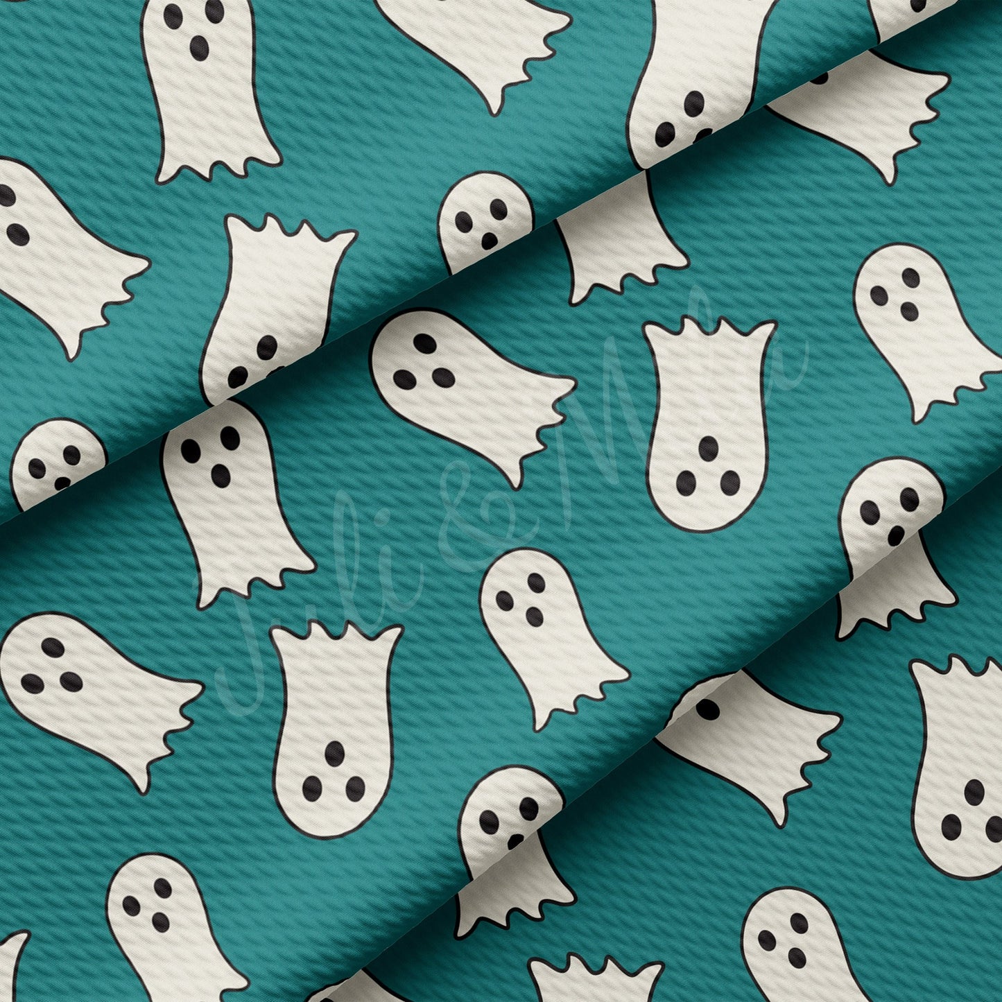 Halloween Ghost Bullet Textured Fabric AA1062
