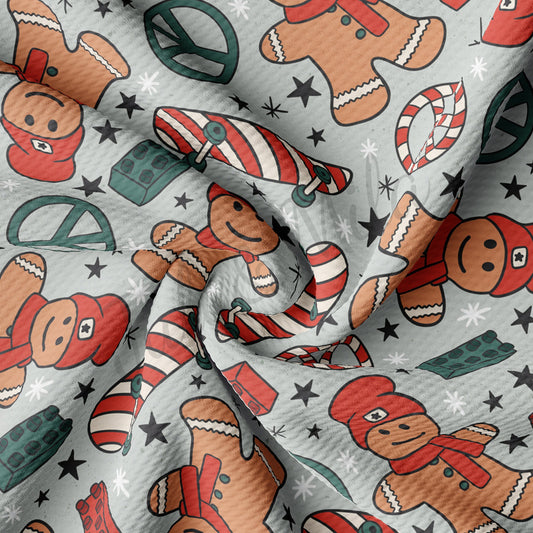 Christmas Bullet Textured Fabric AA1067