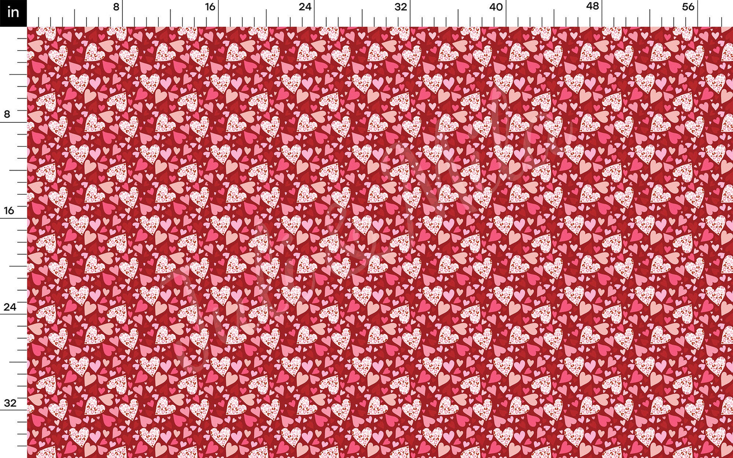 Valentines Day Bullet Textured Fabric AA1180