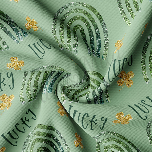 St. Patricks Day Bullet Textured Fabric AA1193