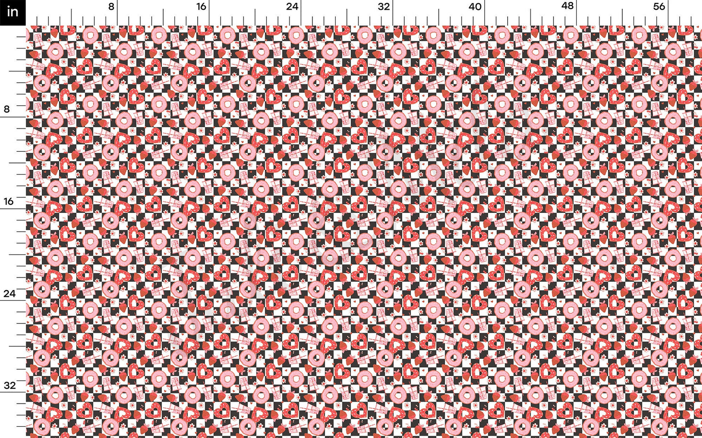 Valentines Day Bullet Textured Fabric AA1226