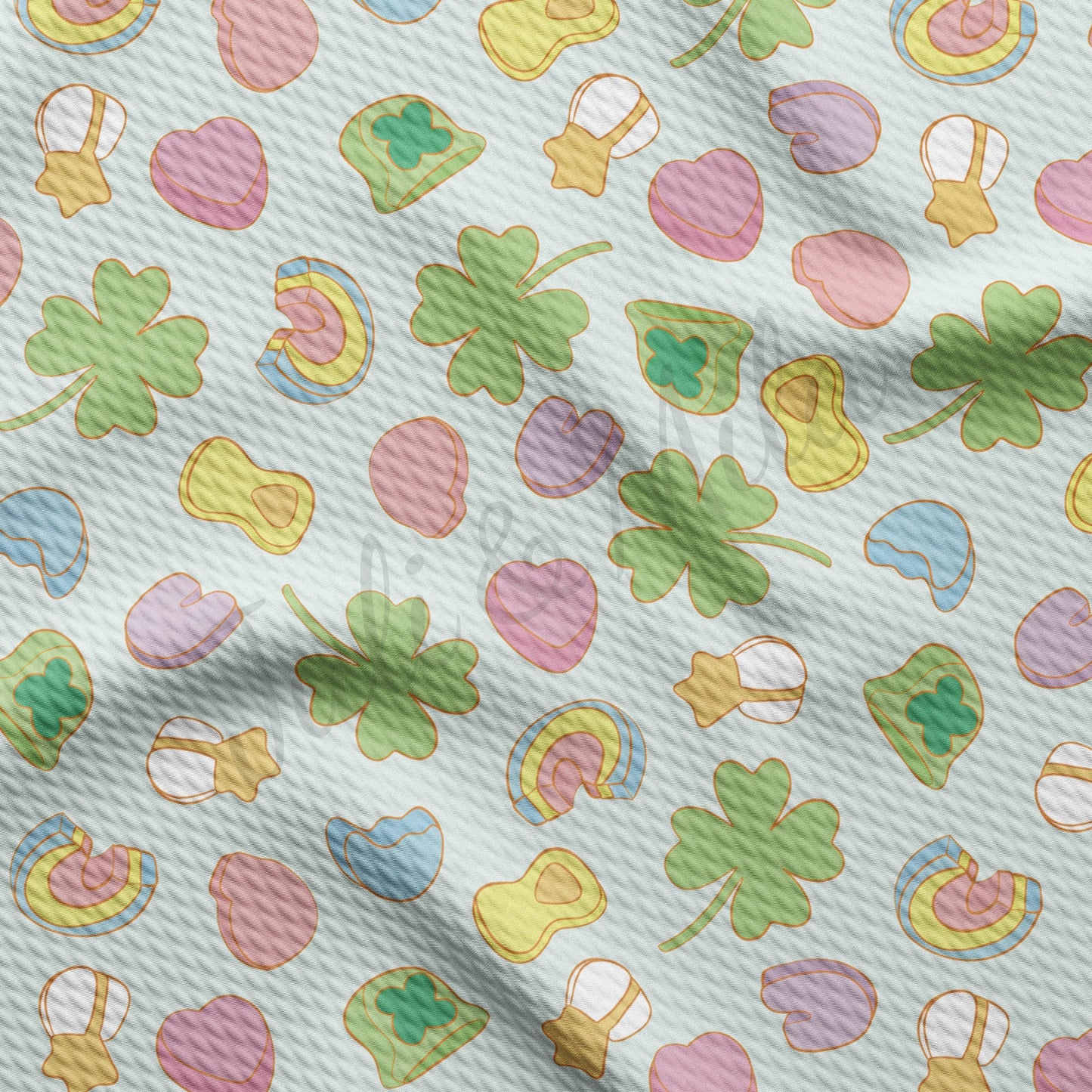 St. Patricks Day Bullet Textured Fabric AA1236