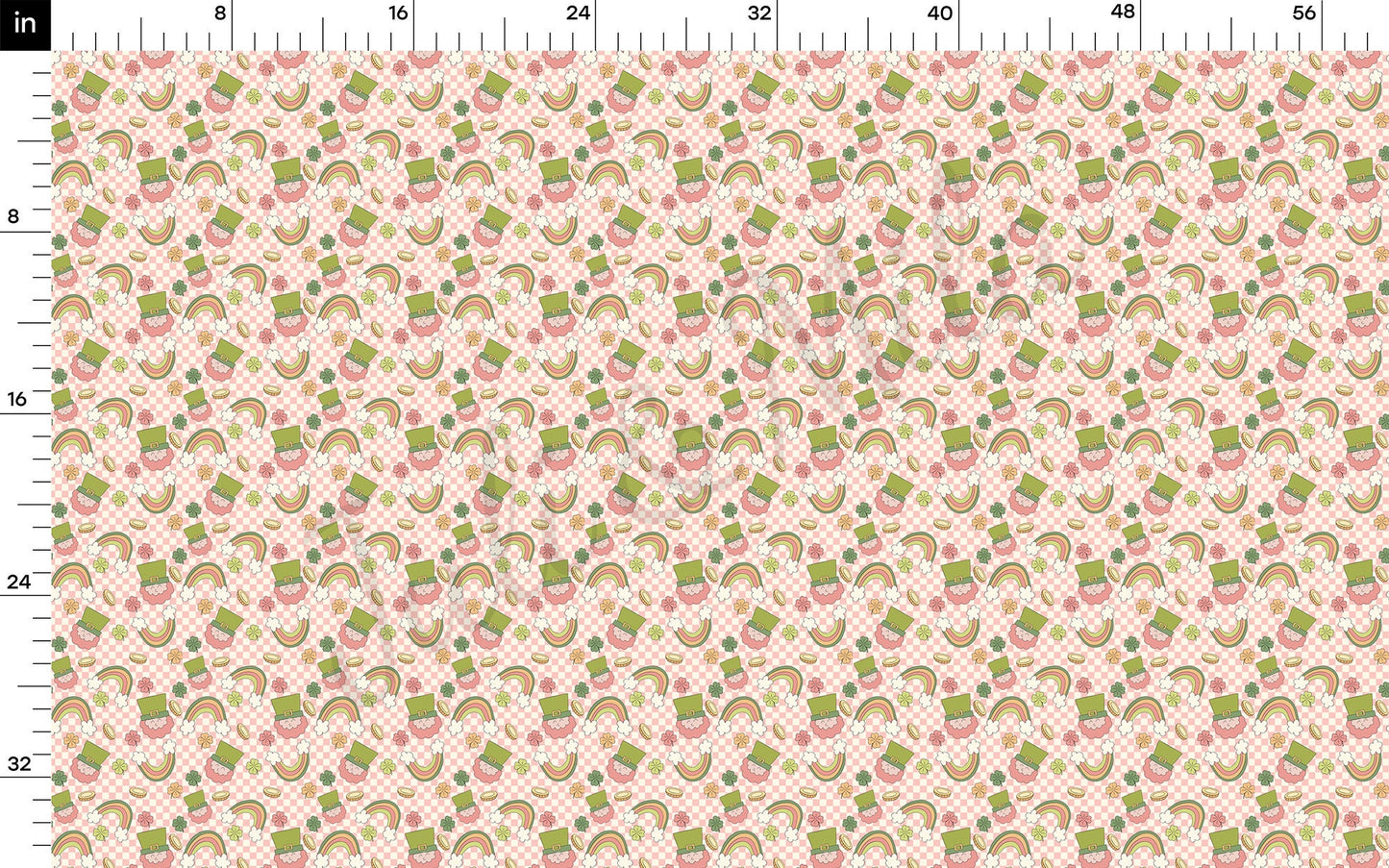 St. Patricks Day Bullet Textured Fabric AA1297