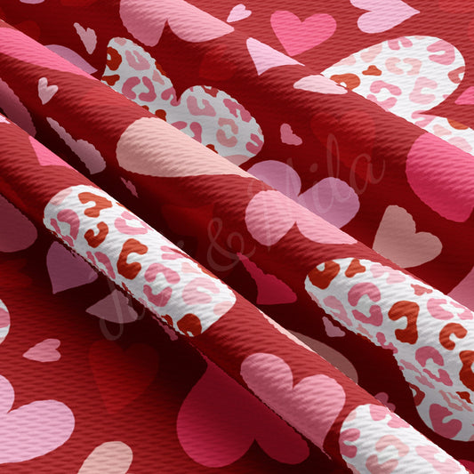 Valentines Day Bullet Textured Fabric AA1180