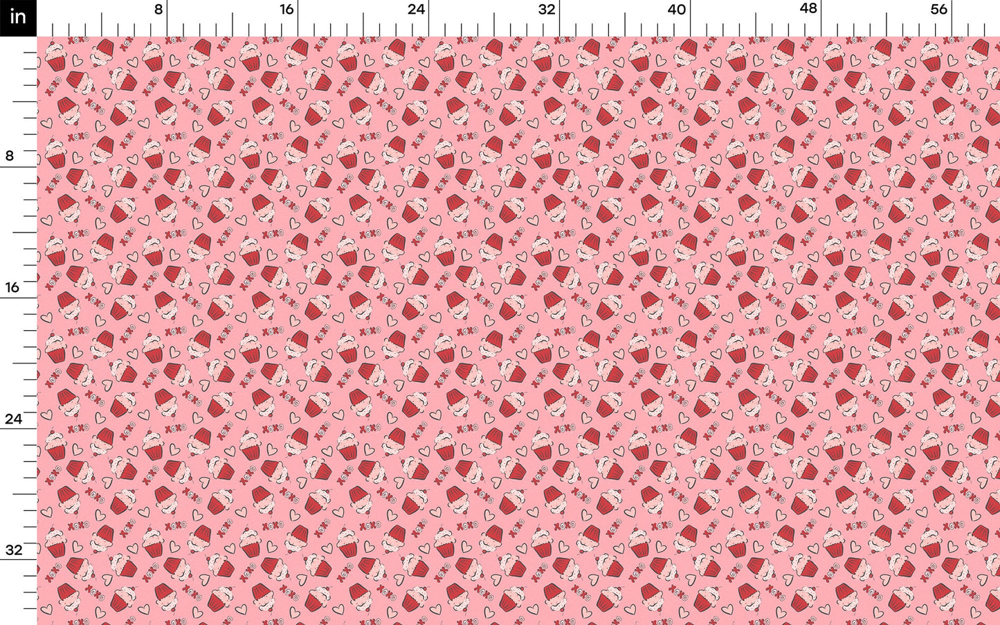 Valentines Day Bullet Textured Fabric AA1216