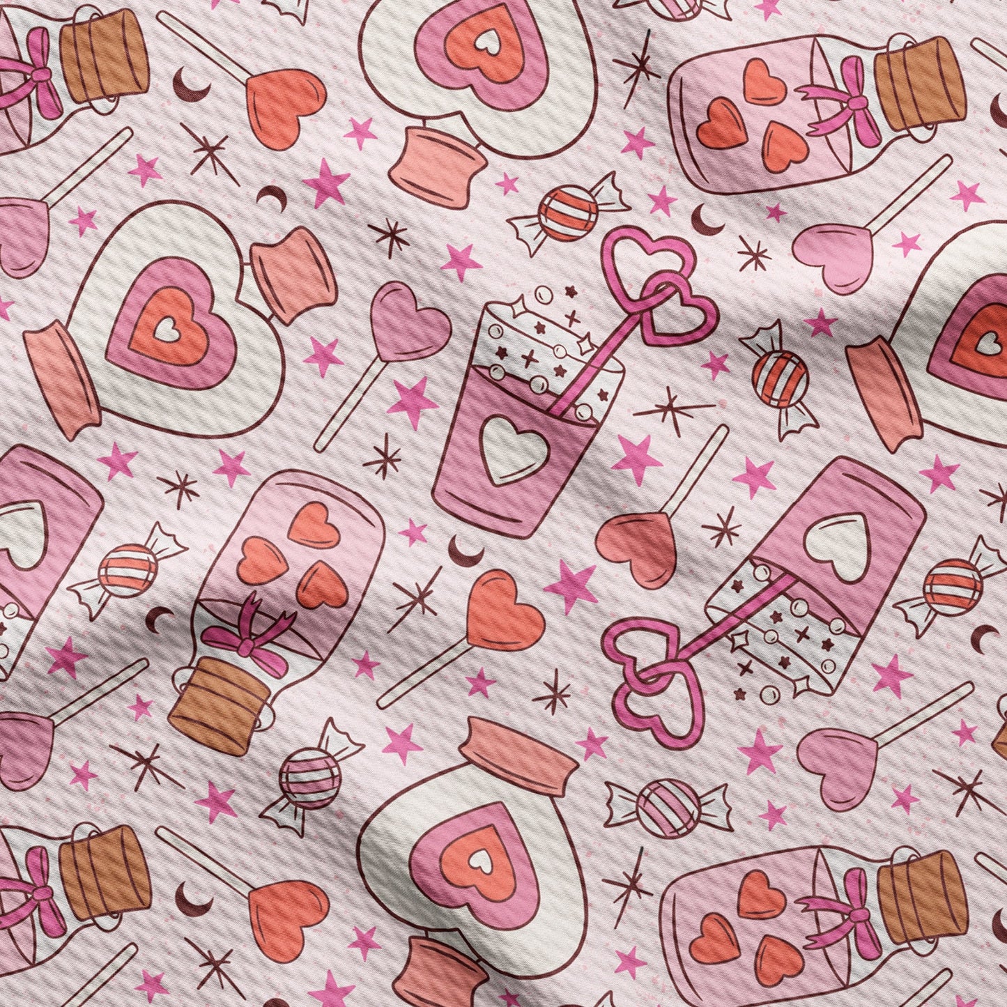 Valentines Day Bullet Textured Fabric AA1218