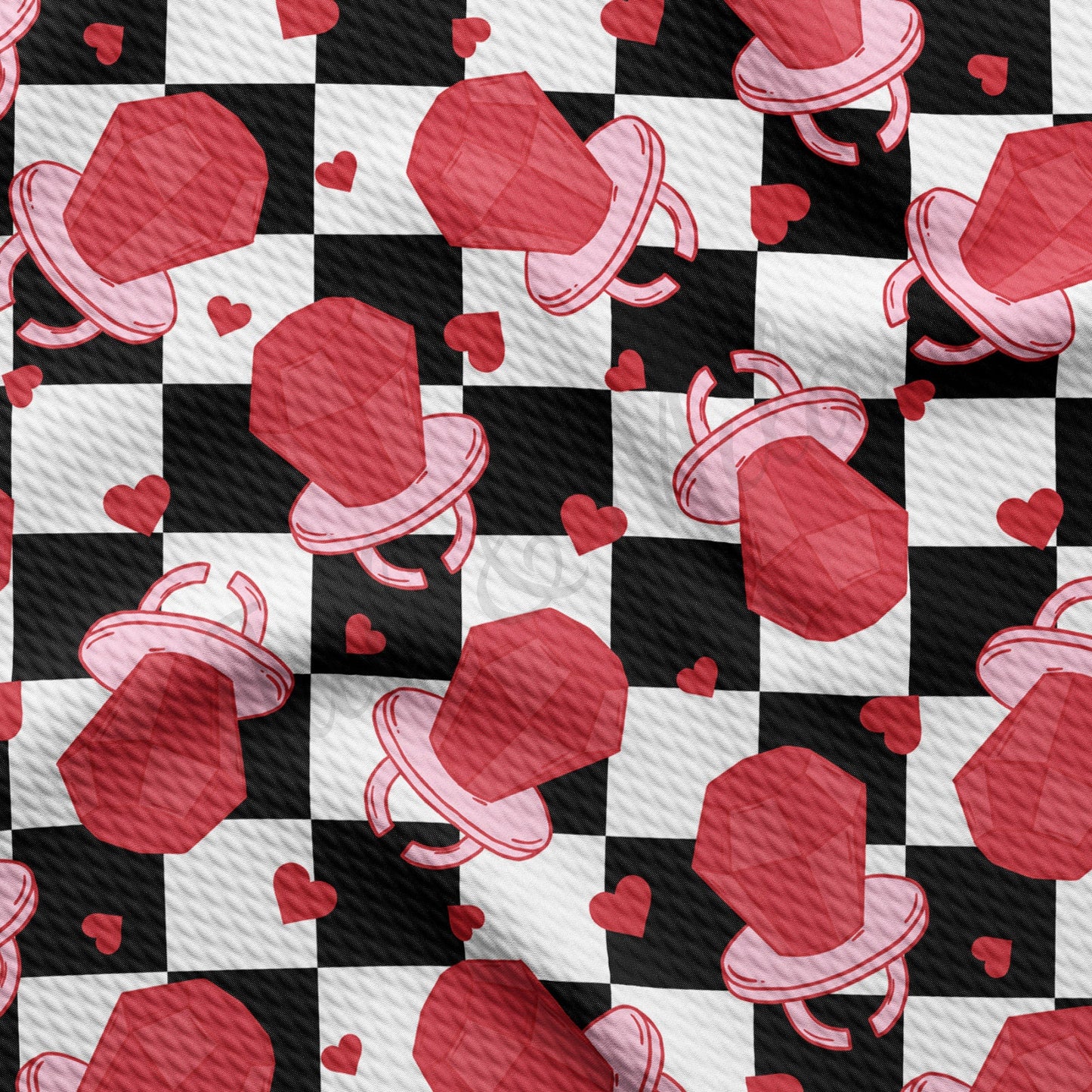 Valentines Day Bullet Textured Fabric AA1243