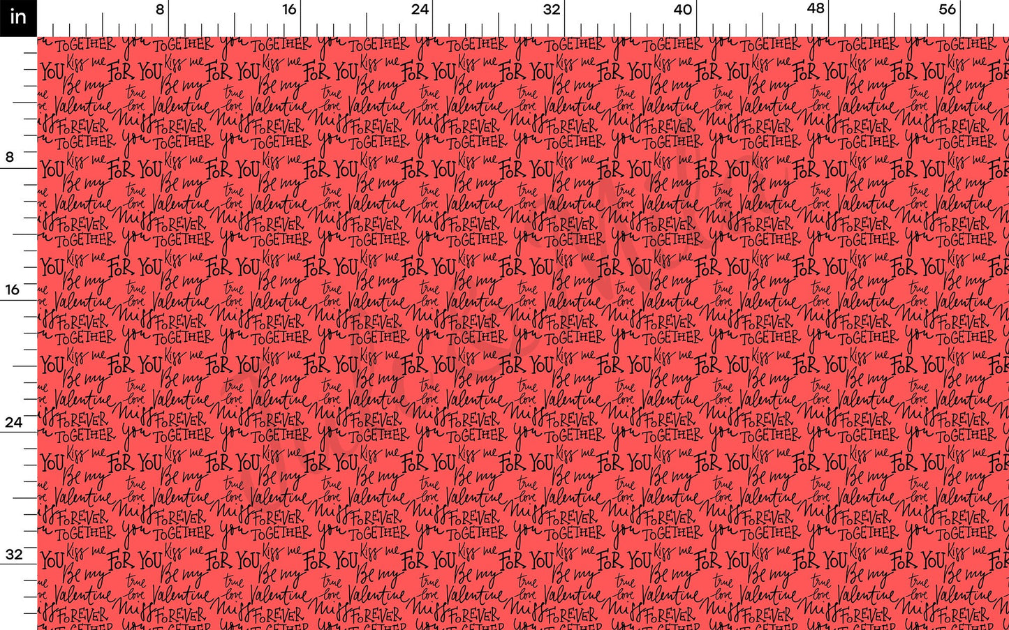 Valentines Day Bullet Textured Fabric AA1346