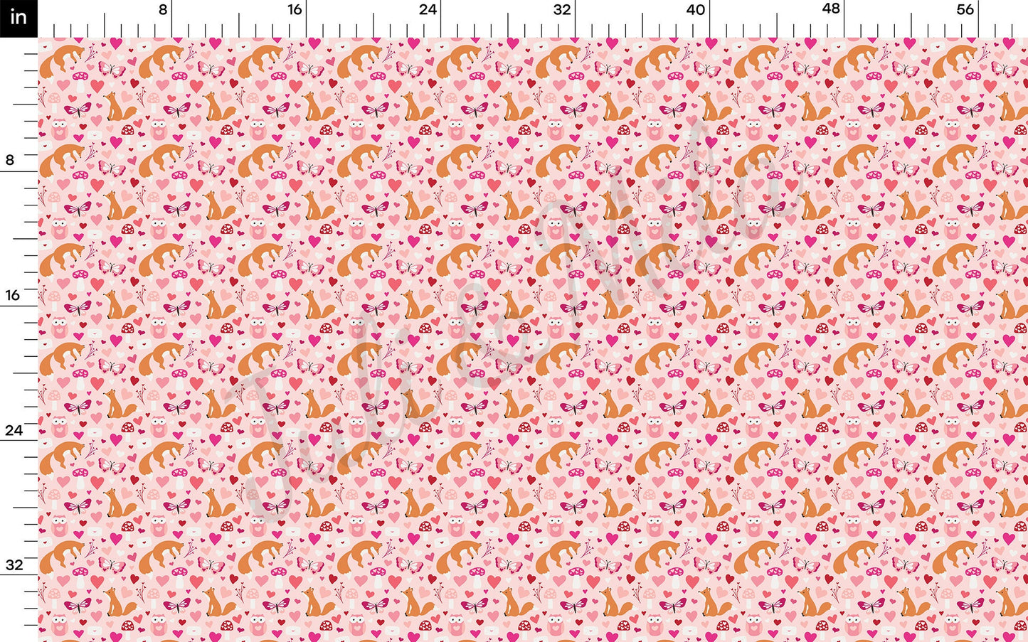 Valentines Day Bullet Textured Fabric AA1290