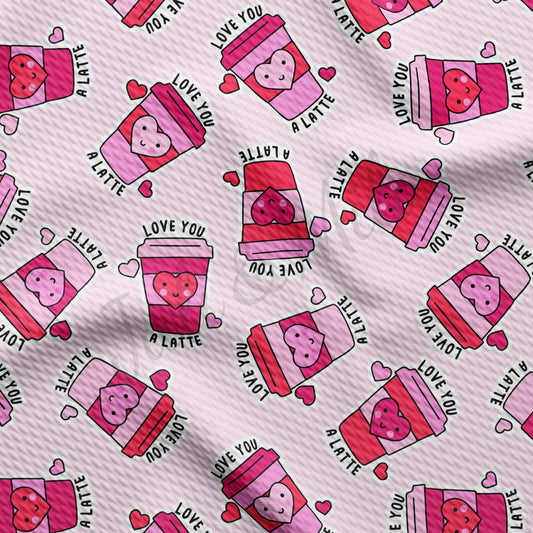 Valentines Day Bullet Textured Fabric AA1291