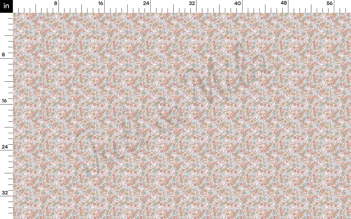 Back to School Bullet Fabric AA1302