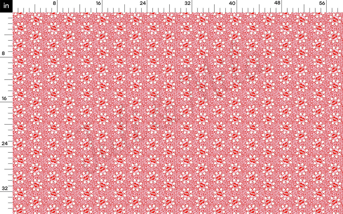 Valentines Day Bullet Textured Fabric AA1333