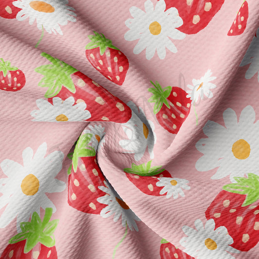 Strawberry Summer Bullet Textured Fabric AA1472