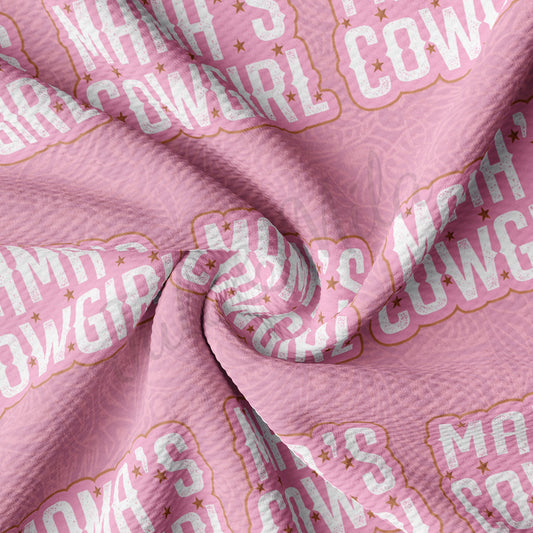 Mothers Cowgirl Bullet Textured Fabric AA1445