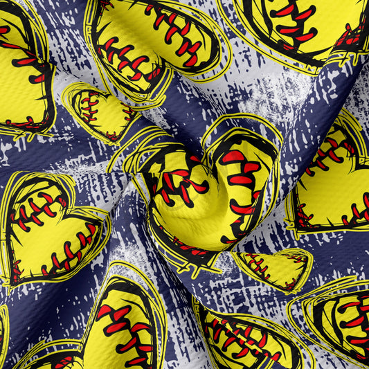 Softball Bullet Textured Fabric AA1556