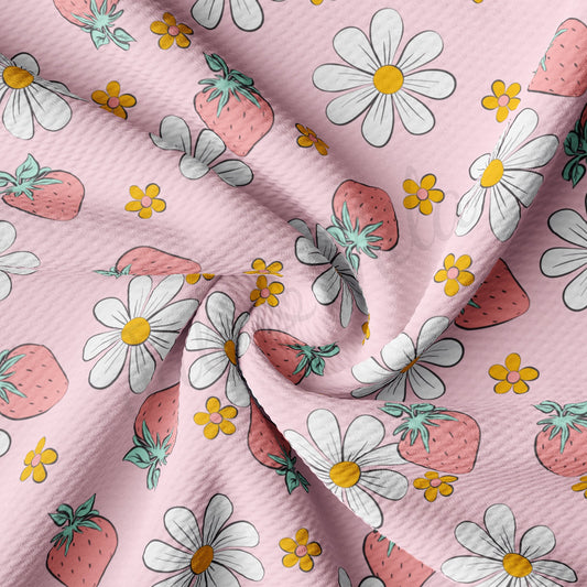 Strawberry Summer Bullet Textured Fabric AA1583