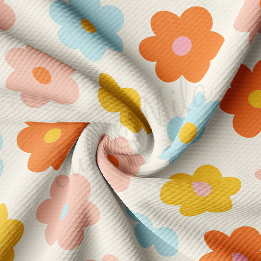 Floral Bullet Textured Fabric by the yard AA1585