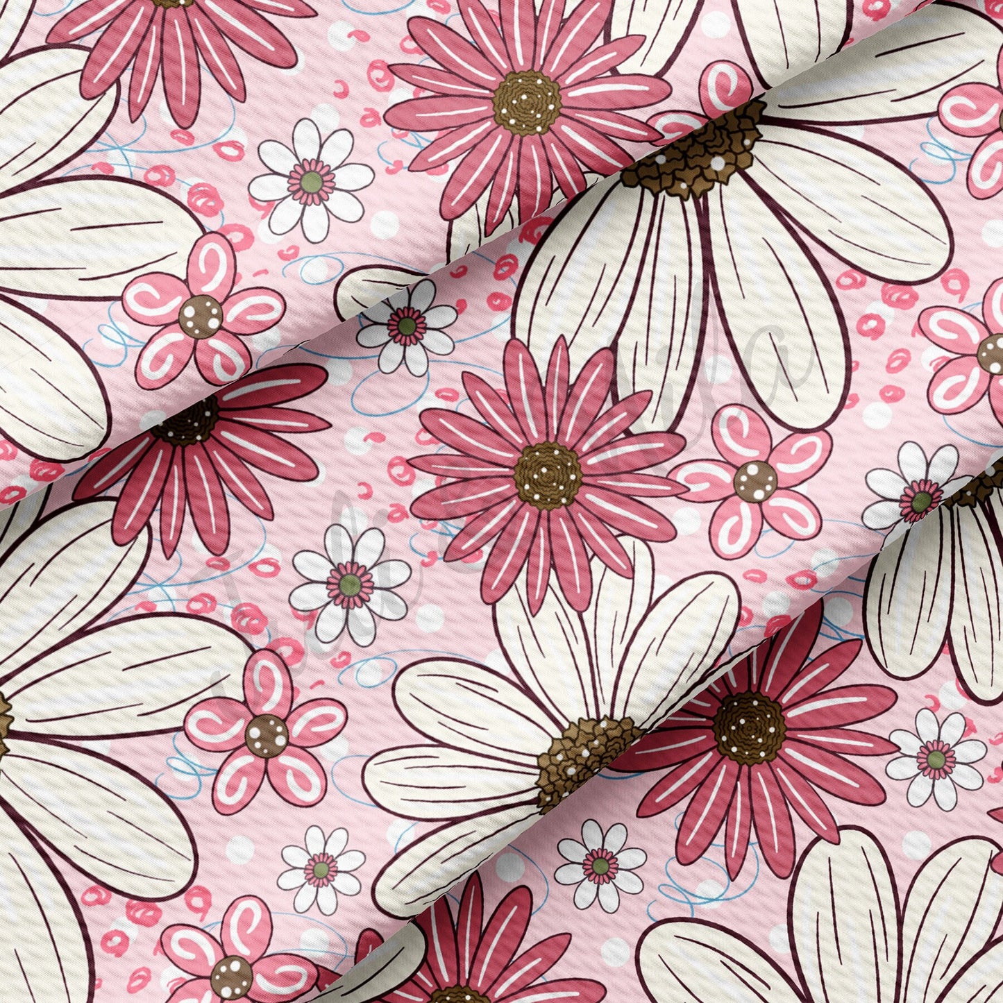 Floral Bullet Textured Fabric by the yard AA1616