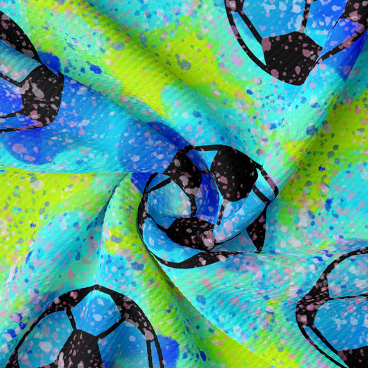 Soccer Bullet Textured Fabric AA1621