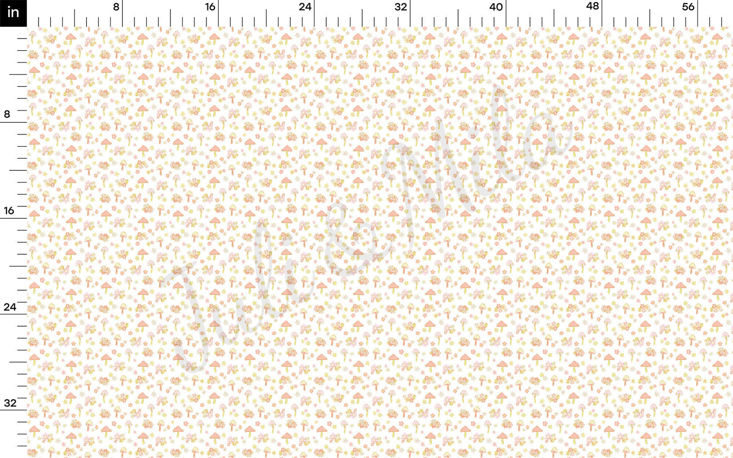 Mushrooms Bullet Textured Fabric by the yard AA1497