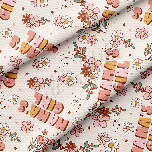 Mamas Girl Bullet Fabric AA1512