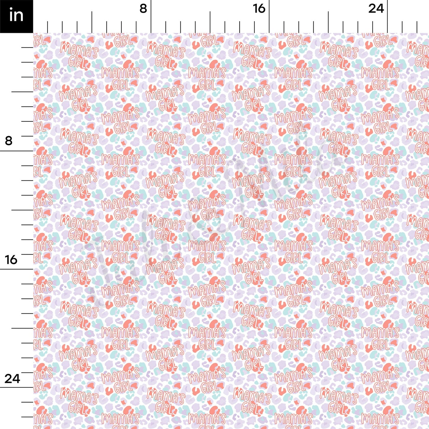 Mamas Girl Bullet Textured Fabric AA1513