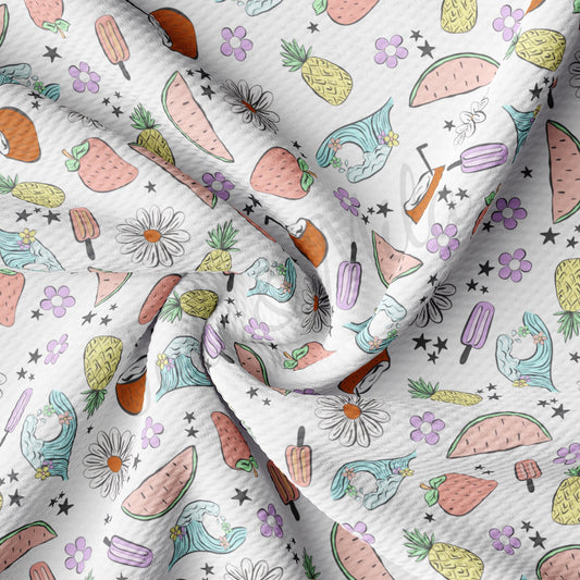 Summer Fruits Bullet Textured Fabric AA1539